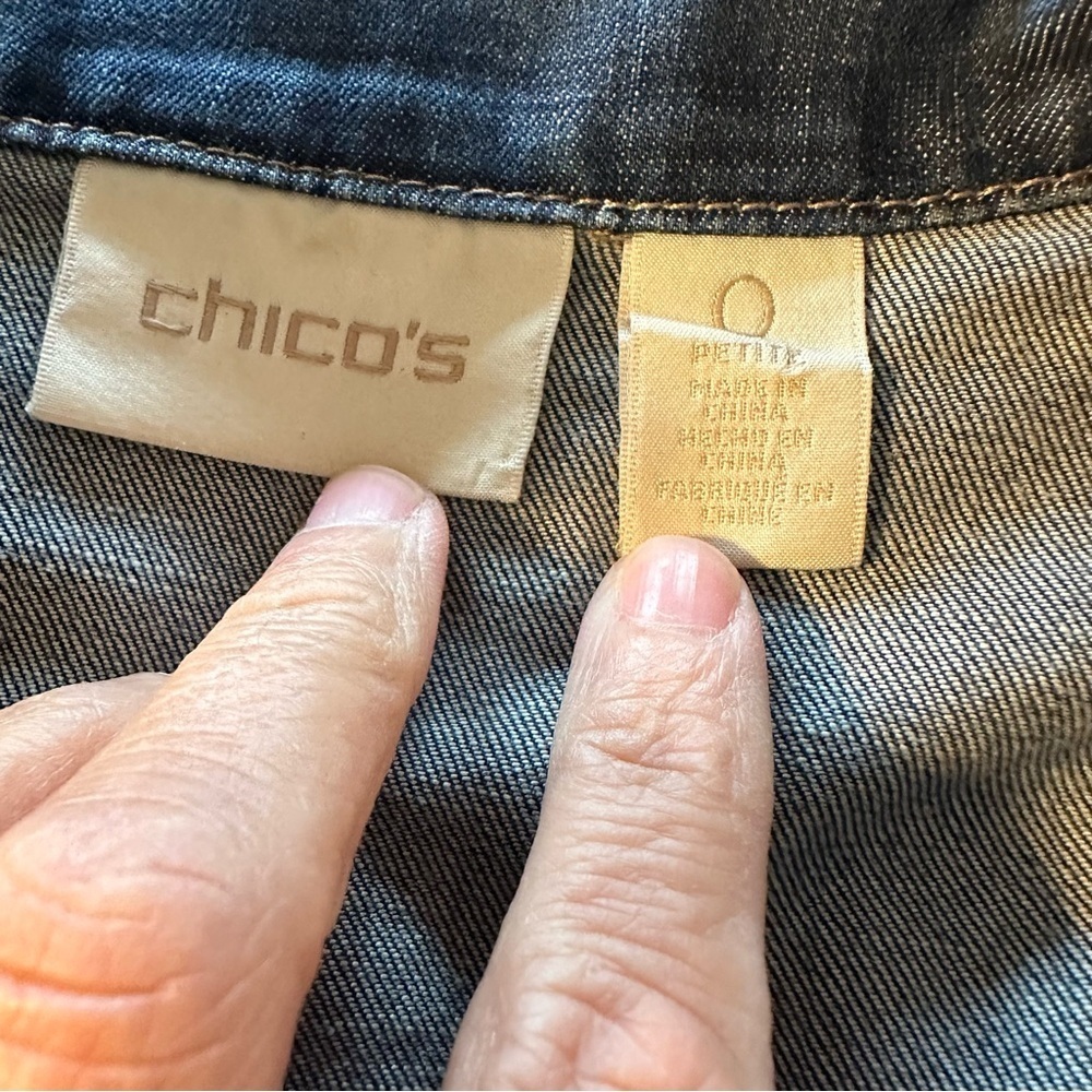 Chico's Denim Jacket - Picture 5 of 5